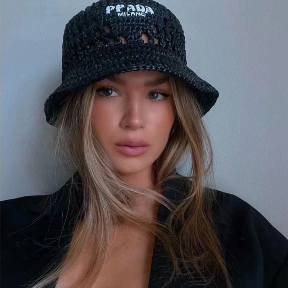 Prada Straw Bucket Hats - Picture 9 of 10